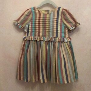 NWT Pink Chicken striped dress